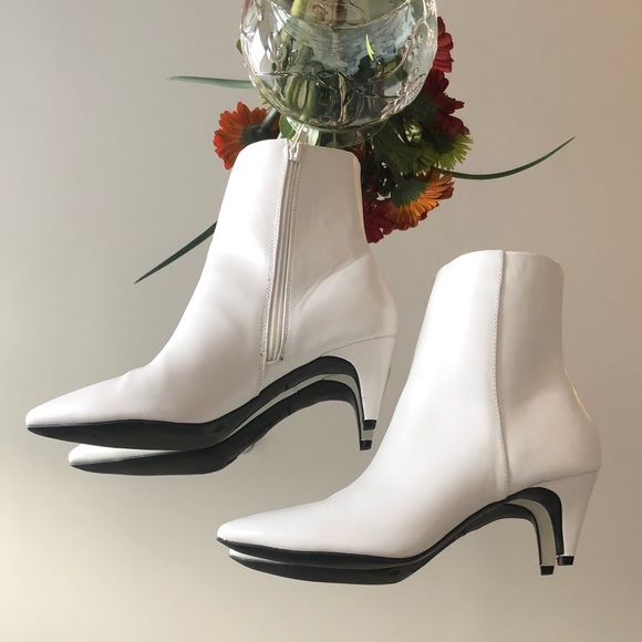 payless white boots